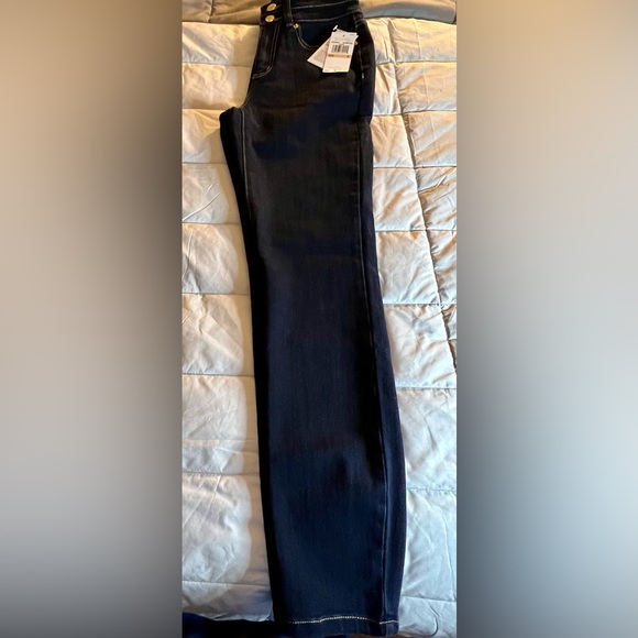 NWT MICHAEL Michael Kors dark wash denim blue jeans. Selma skinny. Women’s 2 - Picture 7 of 10